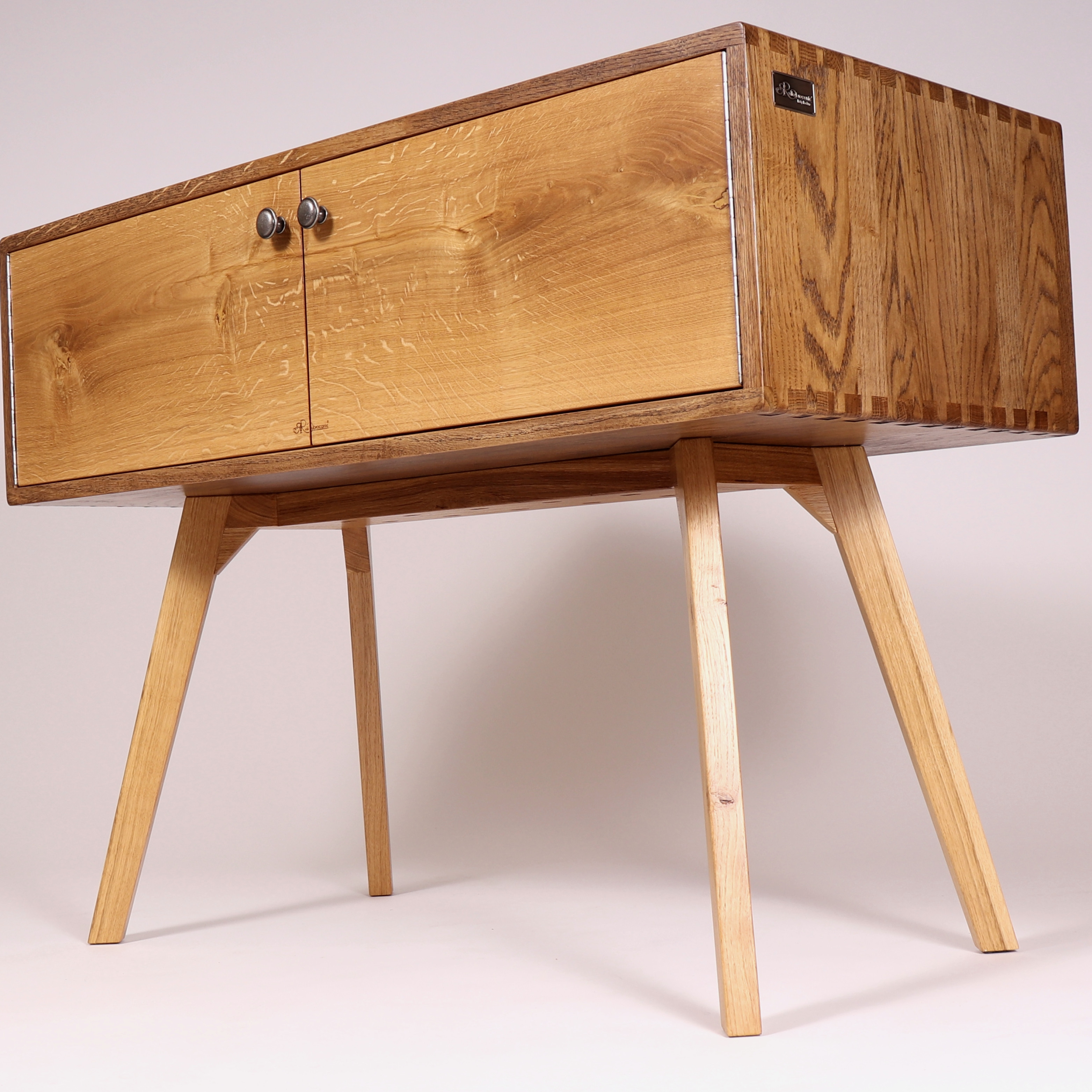 Sideboard TV Wildeiche Holz Kommode Designer Marke elegant