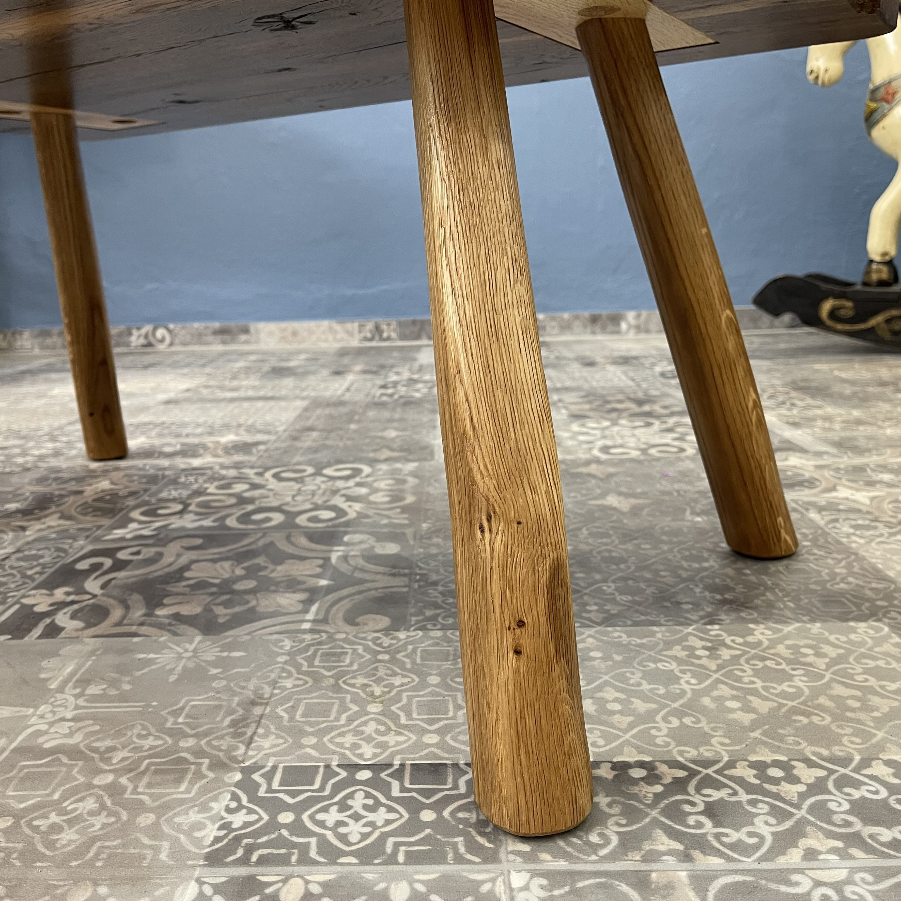 Couchtisch Eiche Massivholz Unikat dunkelbraun edel