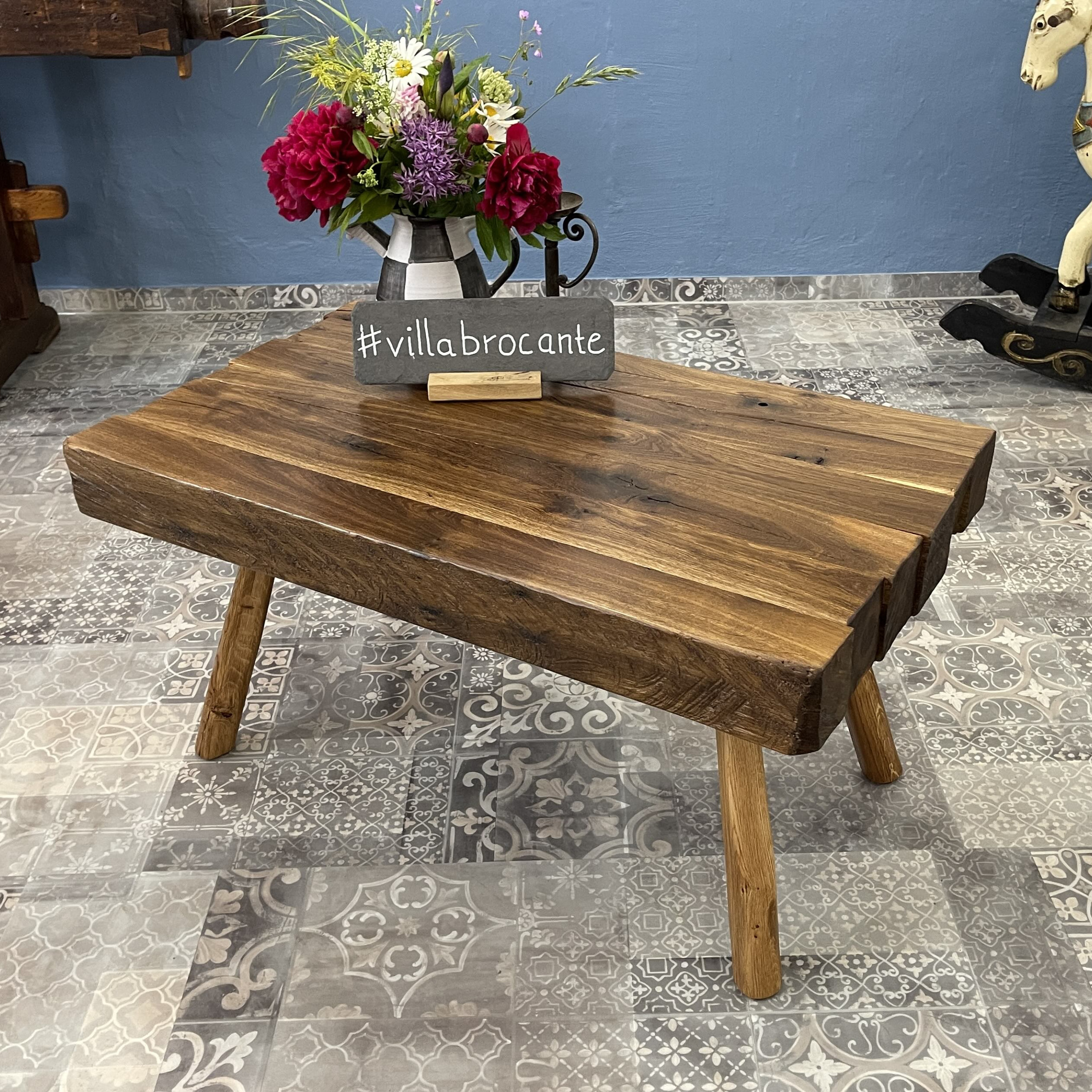 Couchtisch Massanfertigung Mooreiche wild rustikal