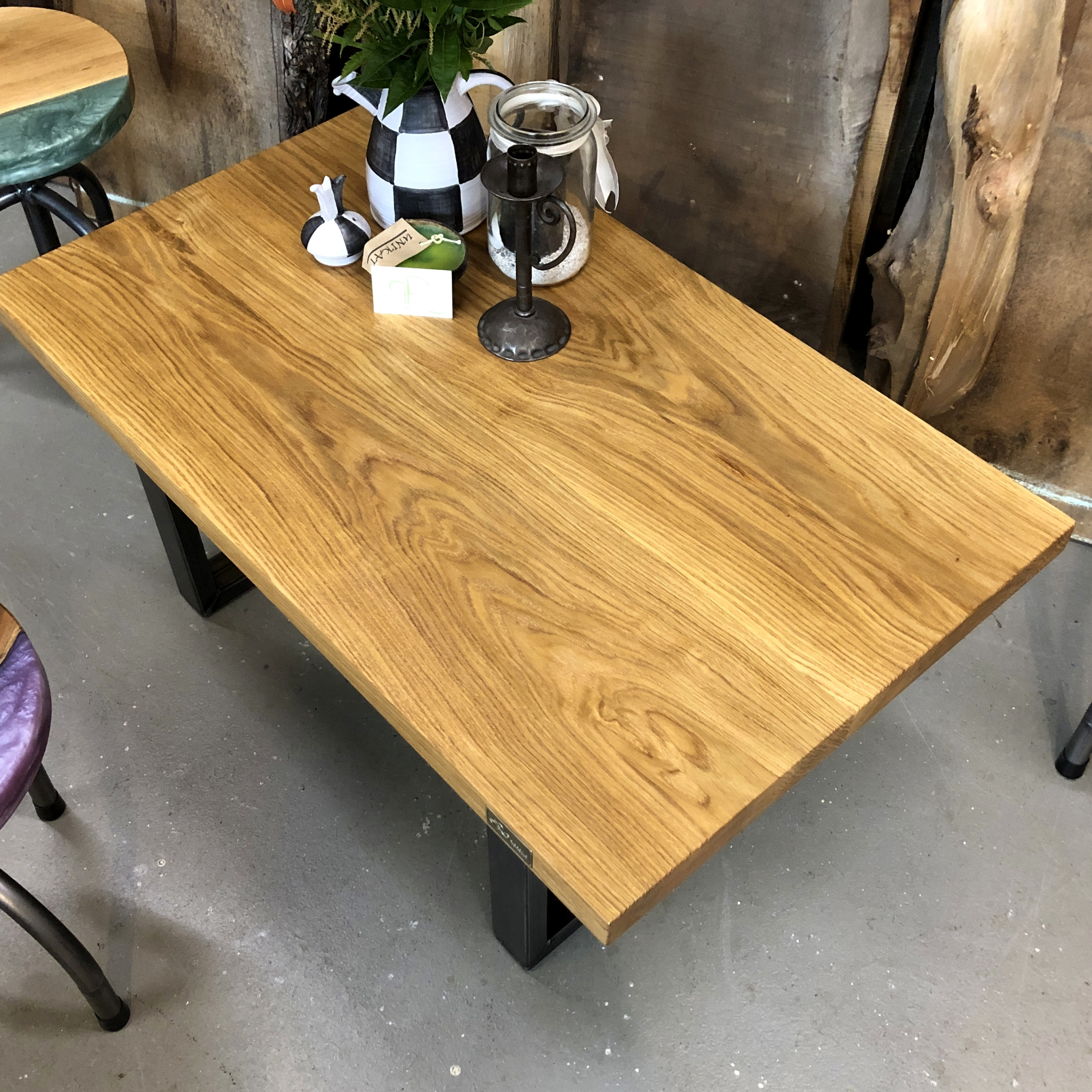 Couchtisch Eiche Massivholz Maßanfertigung Loft