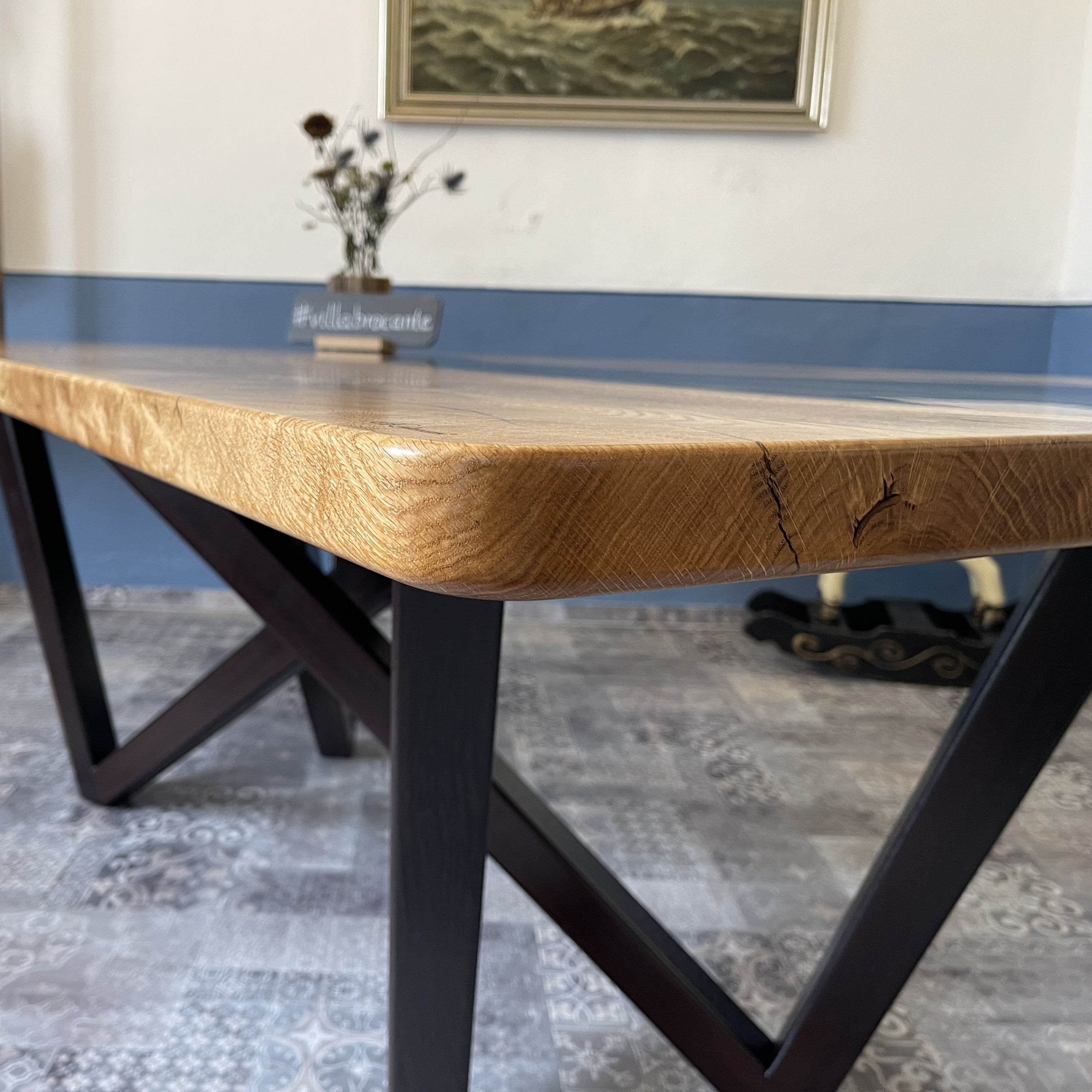 Esstisch Eiche Holz Handwerk Leipzig Luxus schwarz