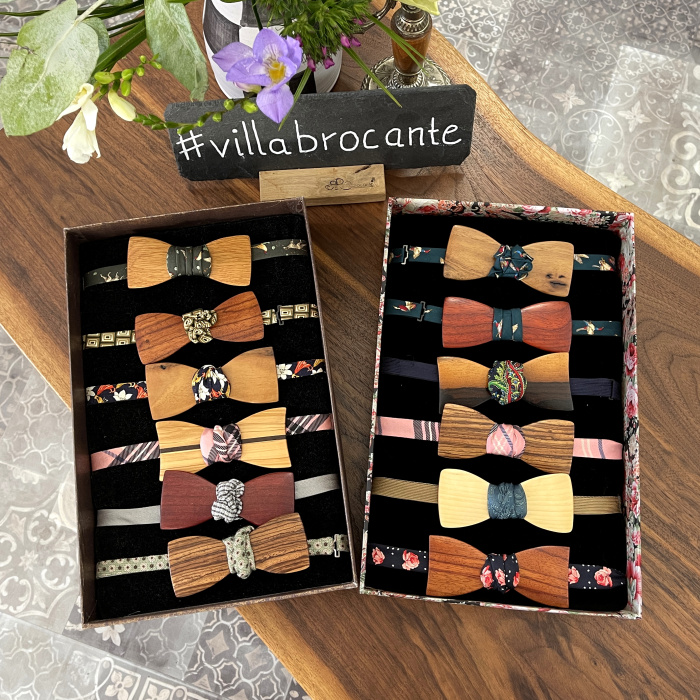Holzfliege Herren Accessoire Edelholz Seide bunt stylisch individuell