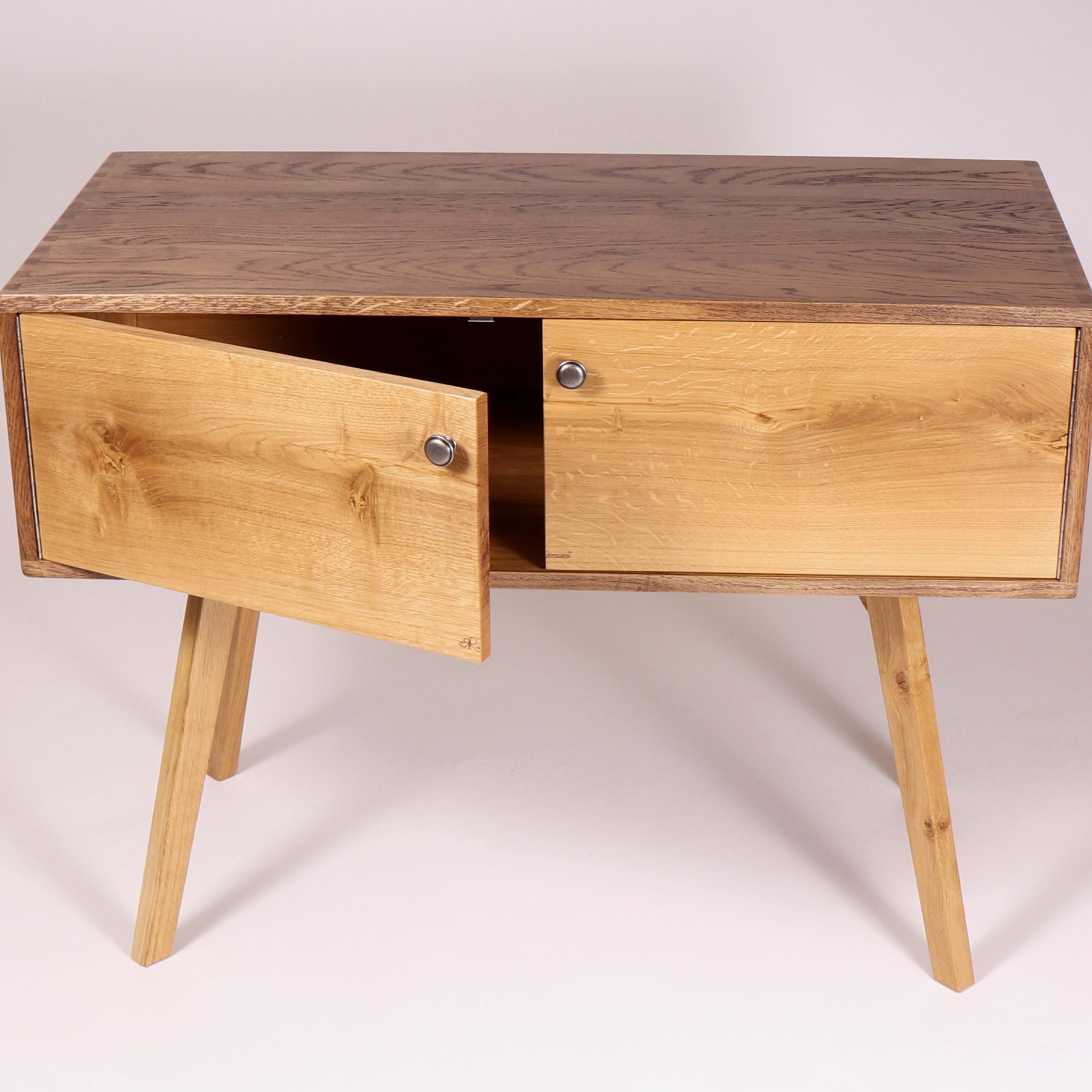 TV-Kommode Sideboard Eichenholz Unikat Loft Bauhaus Design