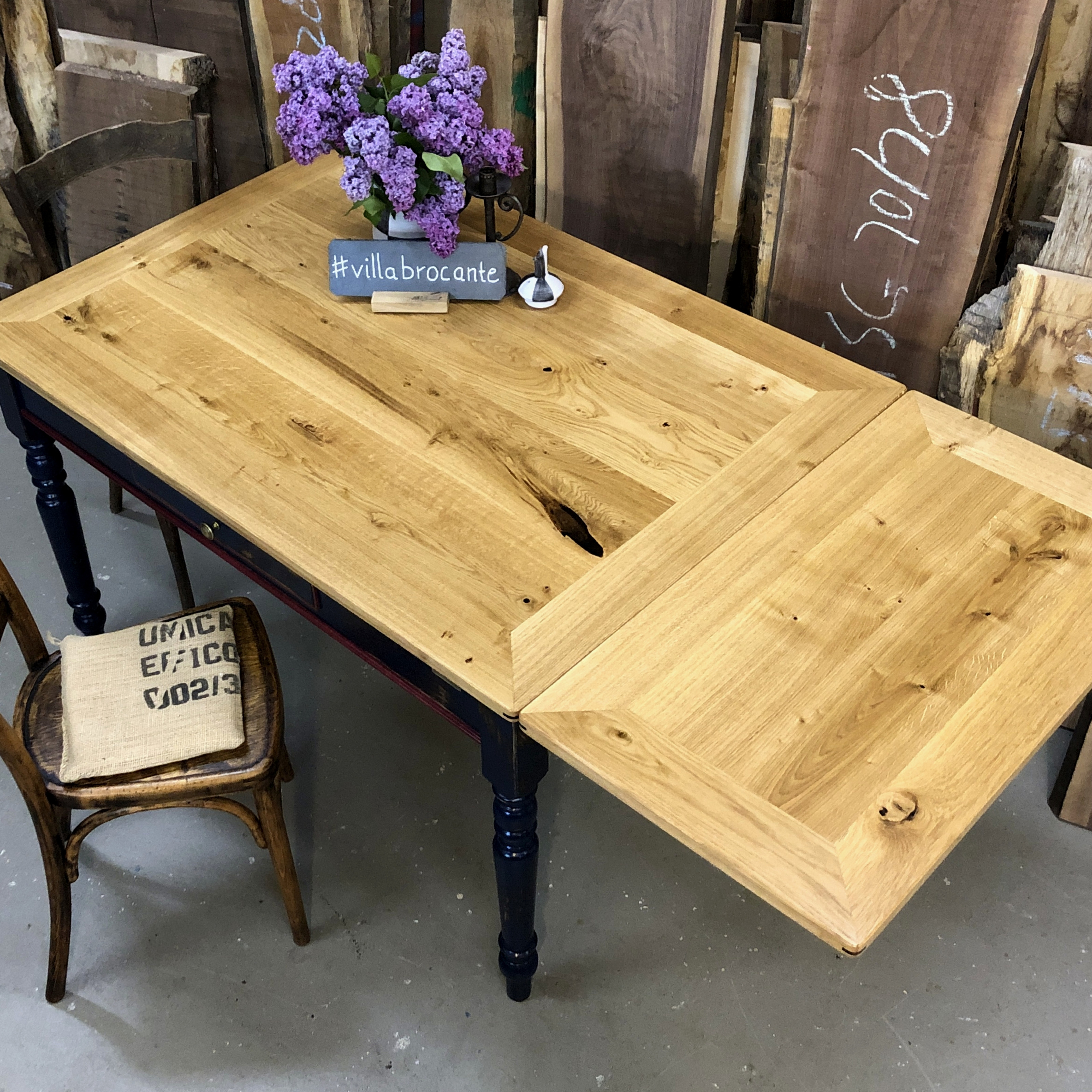 Küchentisch Eiche antik Landhaus Maßanfertigung Massivholz vintage retro