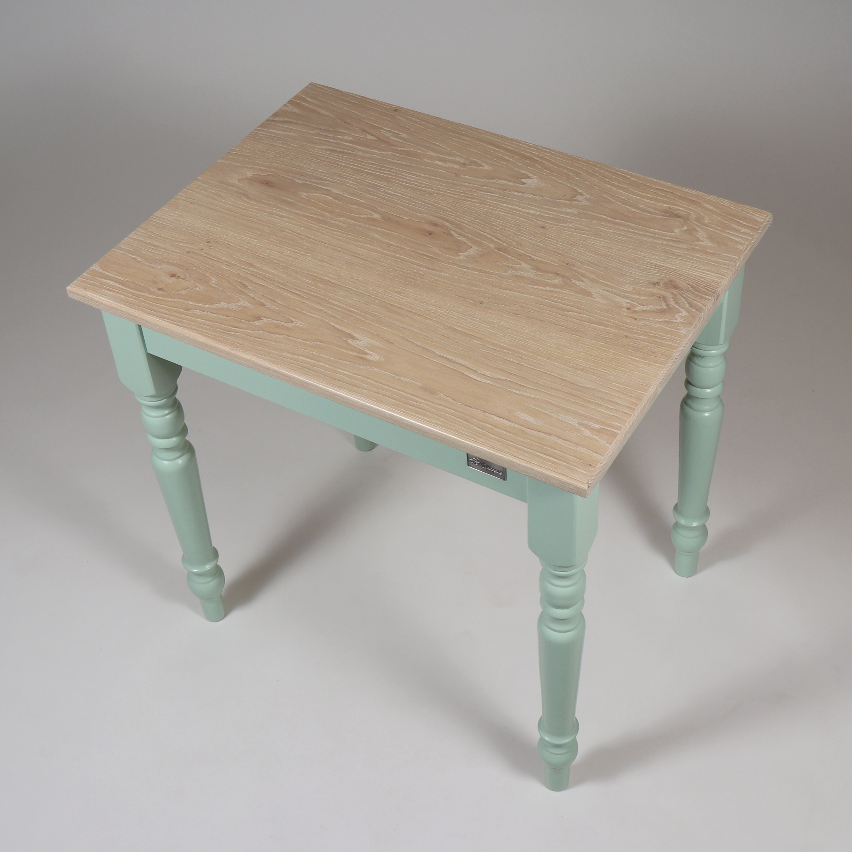 Küchentisch Eiche Massivholz mint Leipzig vintage weiß Design