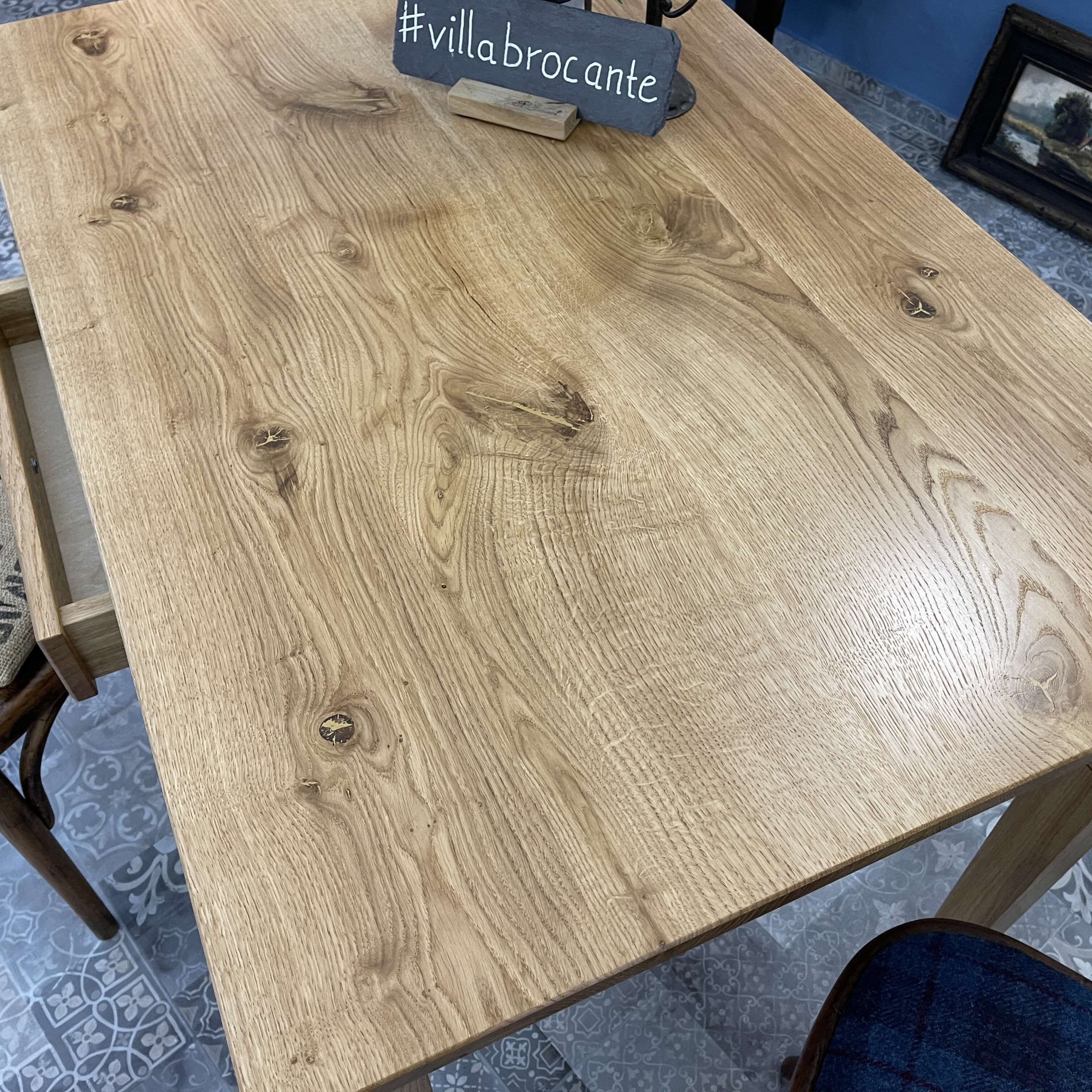 Küchentisch Eiche Natur wild rustikal Massanfertigung