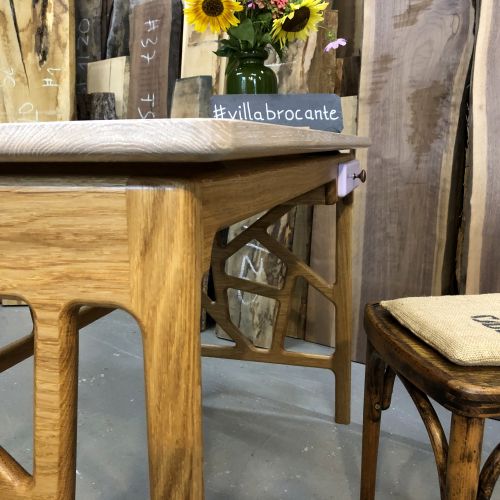 Schreibtisch Maßanfertigung Unikat Möbeldesign weiß modern